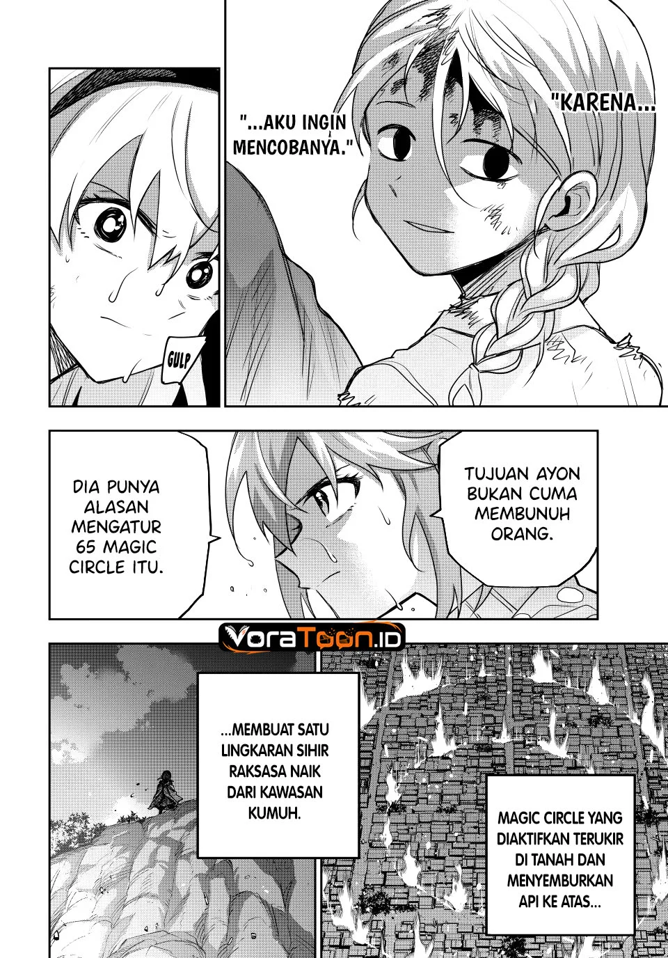 A Court Magician, Who Was Focused On Supportive Magic Because His Allies Were Too Weak, Aims To Become The Strongest After Being Banished Chapter 213 Gambar 5