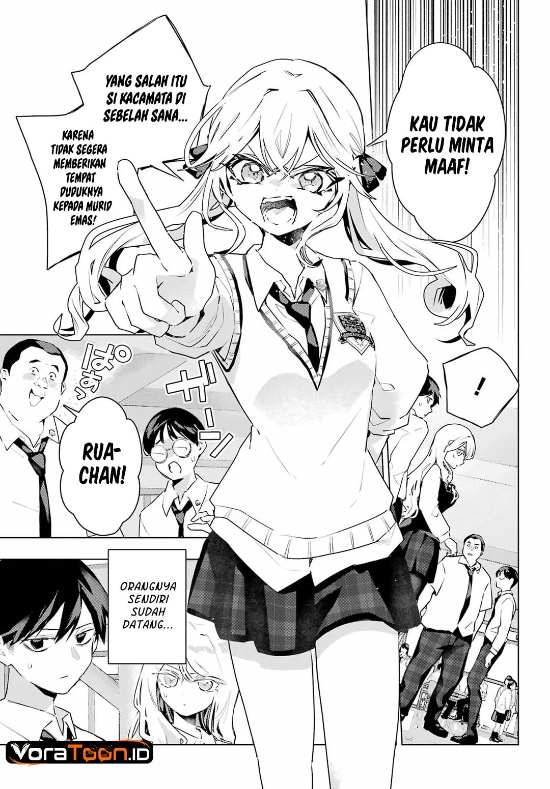Anta to Osananajimitte dake demo Iyananoni! ~Zekkou kara Hajimaru S-kyuu Bishoujo to no Gakuen Nariagari Seikatsu~ Chapter 16 Gambar 8