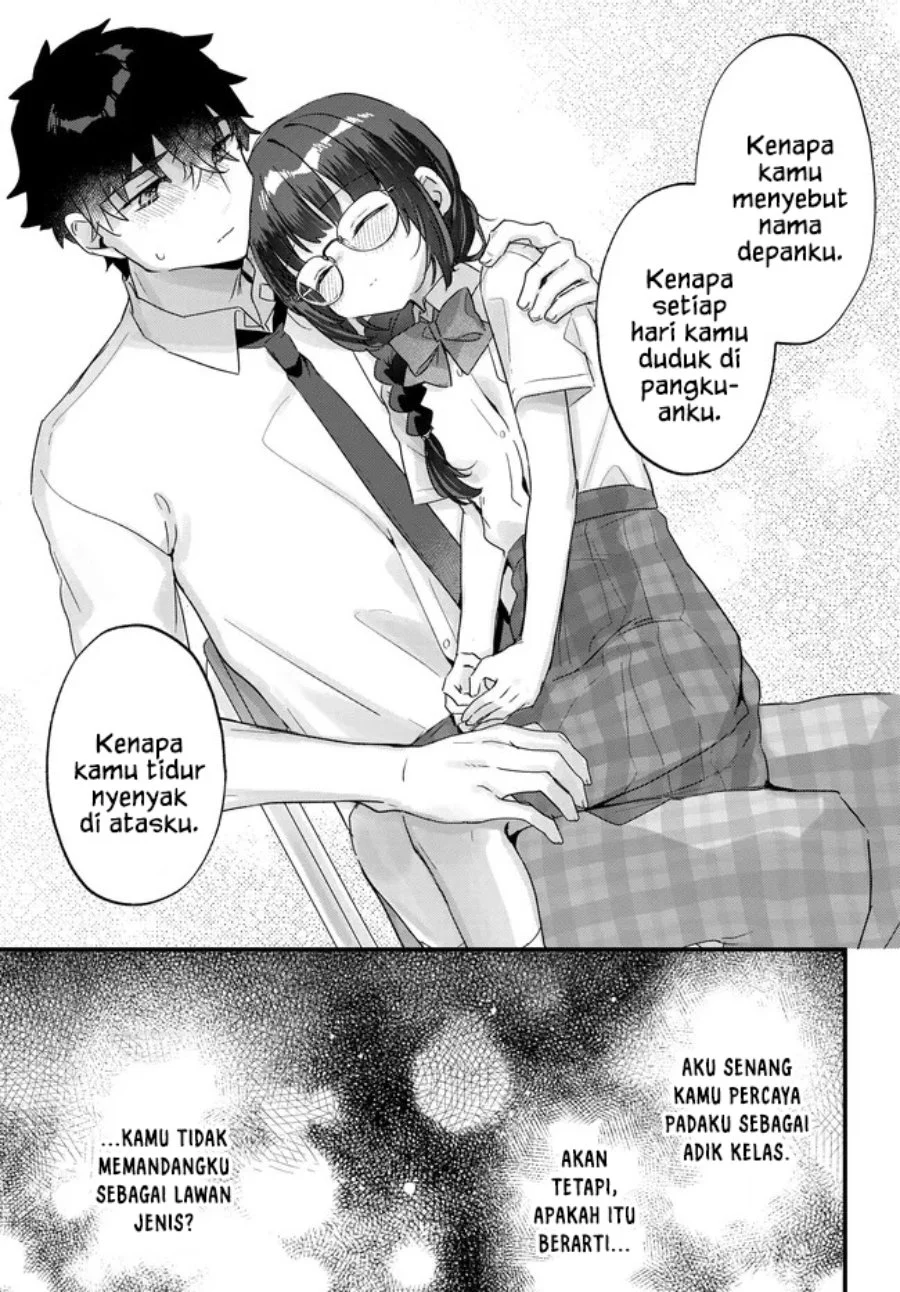 Chiisakute Kawaii Bungeibu no Chiteki na Senpai o, Hiza no Ue ni Nosetara Mainichi Suwattekuru you ni natta Chapter 4.2 Gambar 5