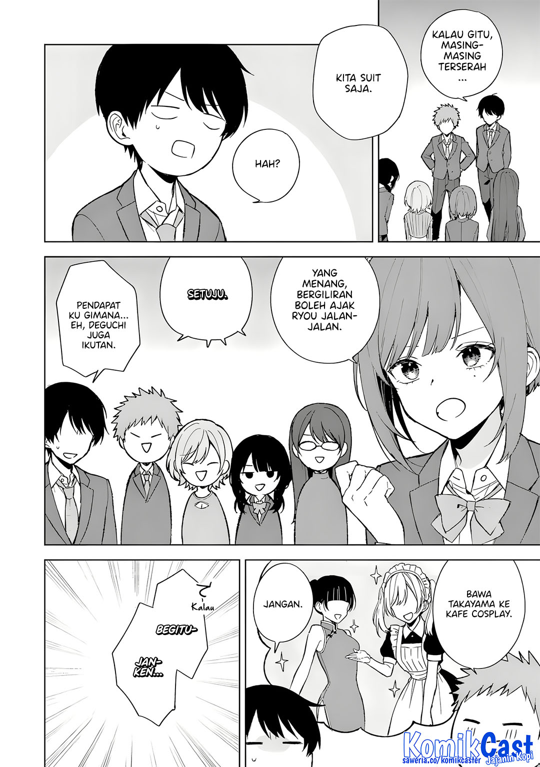 Chikan Saresou ni Natteiru S-kyuu Bishoujo wo Tasuketara Tonari no Seki no Osanajimi datta Chapter 88 Gambar 8