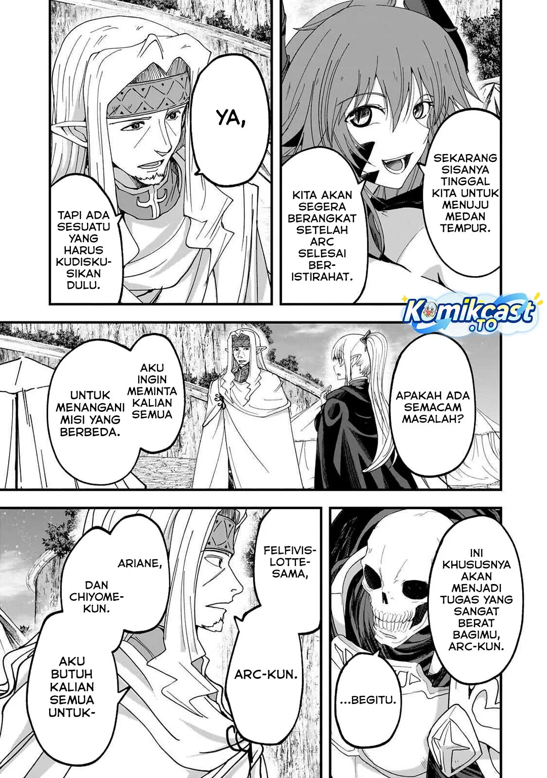 Gaikotsu Kishi-sama, Tadaima Isekai e Odekake-chuu Chapter 69.2 Gambar 5