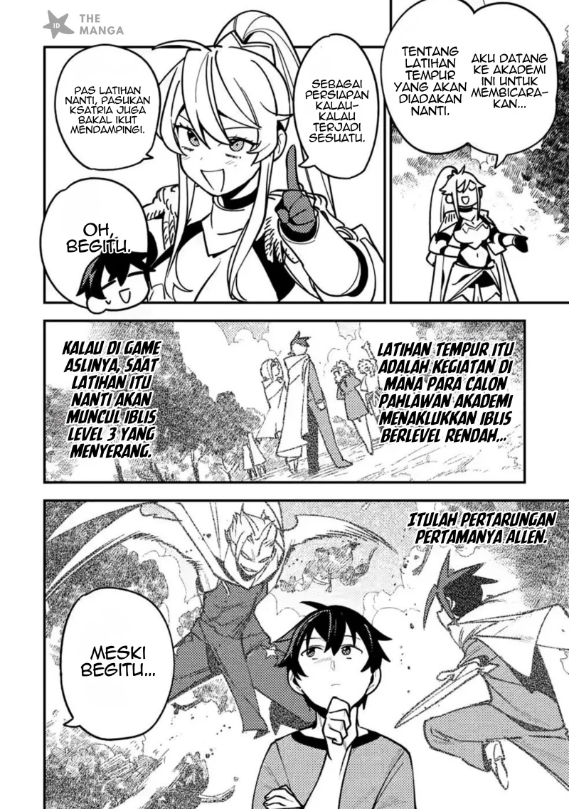 Game Chishiki de Saikyou ni Natta Mob Heishi wa, Shin no Jitsuryoku wo Kakushitai Chapter 10.1 Gambar 5