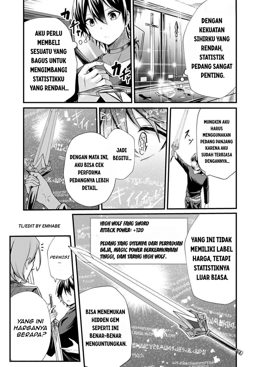 Hai no Sekai wa Kami-no-me de Irodoku: Ore dake Mieru Status de, Saijaku kara Saikyou e Kageagaru Chapter 11 Gambar 6
