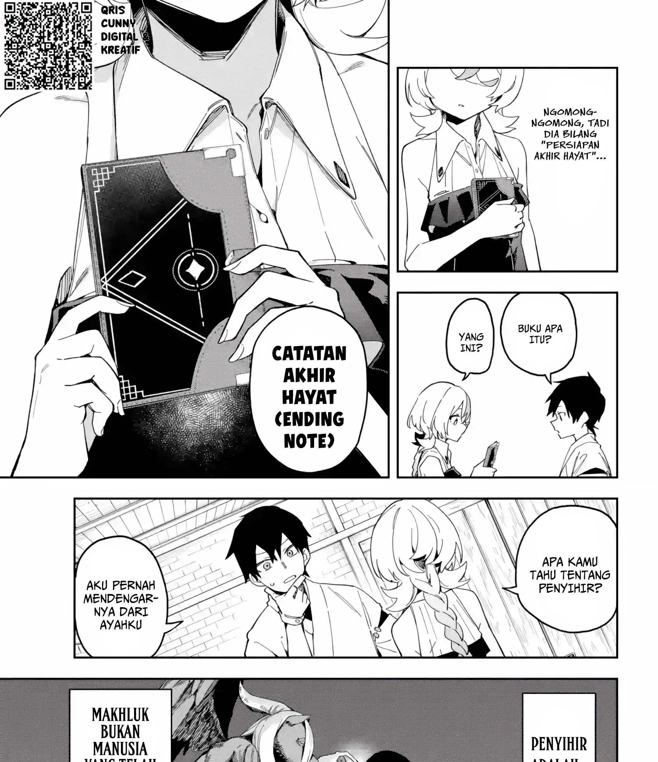 Hatsukoi no Majo kara Tanomareta Shigoto wa, Kanojo ga Shinu made no Junbi datta. Chapter 1 Gambar 35