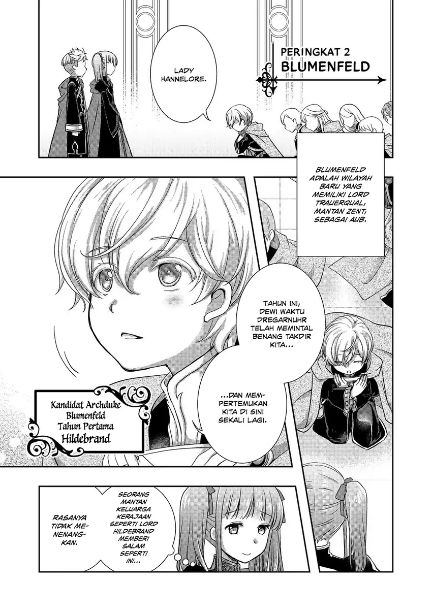 Honzuki no Gekokujou: Hannerōre no Kizoku-in Gonensei Ichi – Koishite Mitai O’hime-sama Chapter 5 Gambar 7