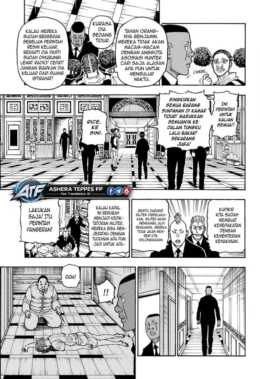 Hunter x Hunter Chapter 414 Gambar 6