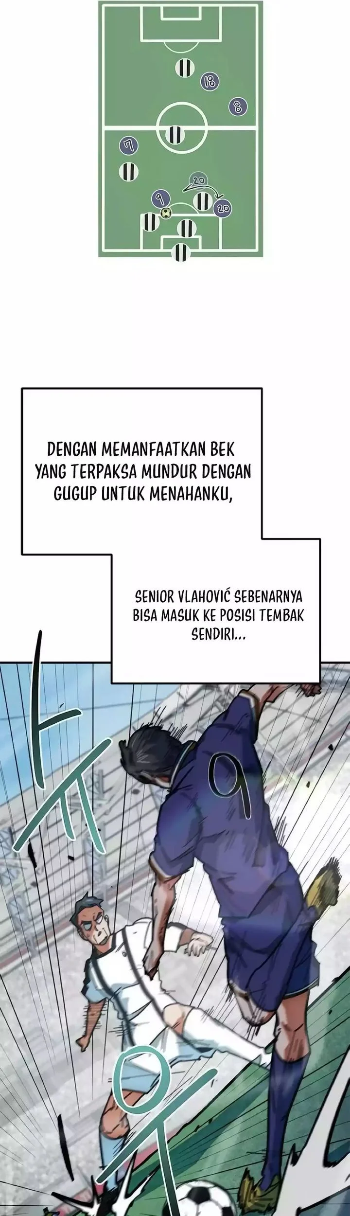 I’m Being Misunderstood as a Soccer Genius Chapter 53 Gambar 18