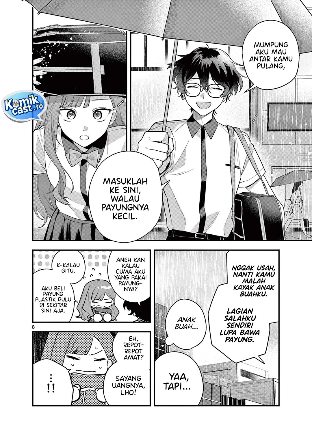 Janome-san wa Hohoemitai! Chapter 7 Gambar 9