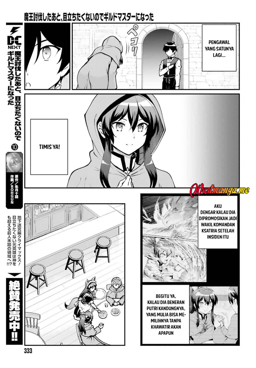 Maou Toubatsu Shita Ato, Medachitakunai node Guild Master ni Natta Chapter 62 Gambar 7