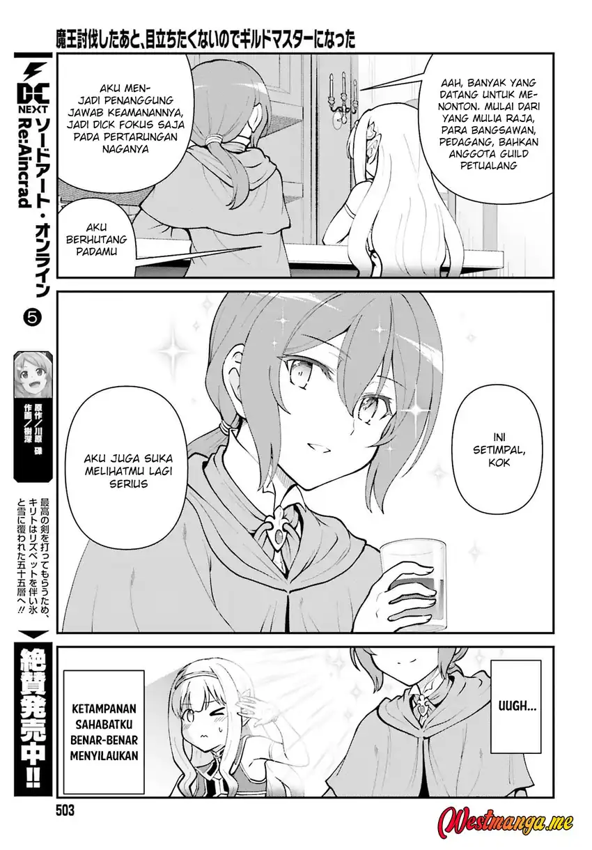 Maou Toubatsu Shita Ato, Medachitakunai node Guild Master ni Natta Chapter 66 Gambar 7