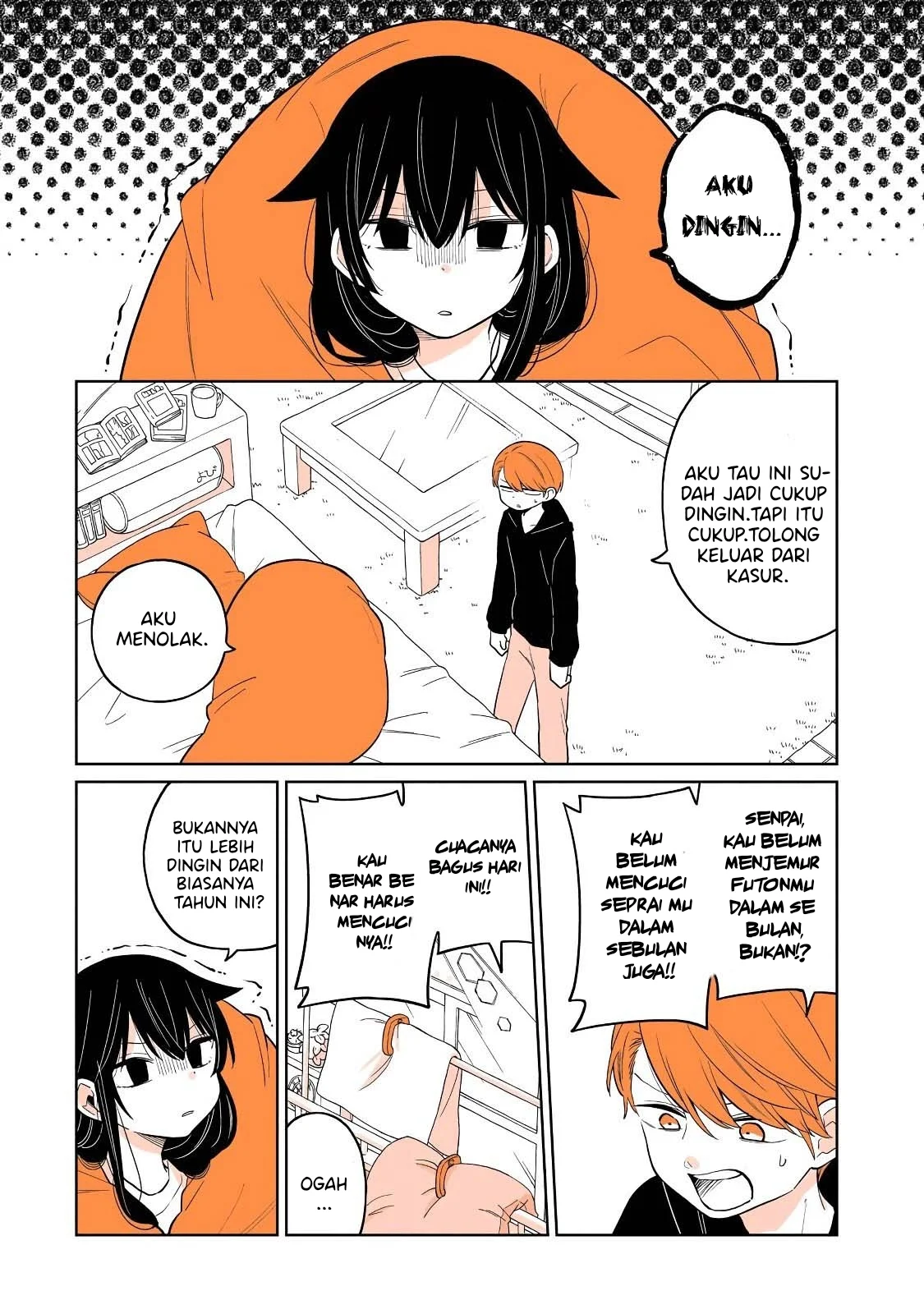 Mendoku Sagari Danshi Koukousei ga Asa Okitara Onnanoko ni Natteita Hanashi Chapter 21 Gambar 5