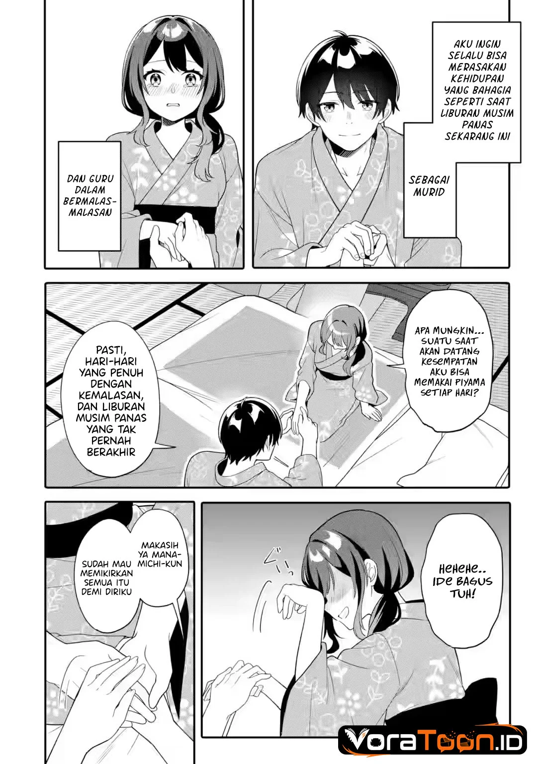 Muboubi Kawaii Pajama Sugata no Bishoujo to Heya de Futarikiri Chapter 14 Gambar 9