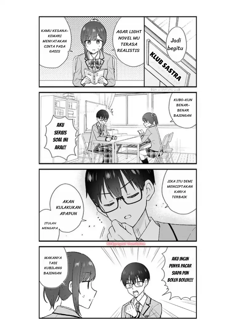 Nonderi Kubo wa Genjitsu no Koi ga Shiritai Chapter 1 Gambar 6
