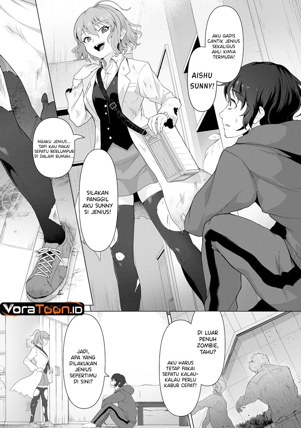 Ore no Vaccine dake ga Zombie shita Sekai wo Sukueru Chapter 1 Gambar 12