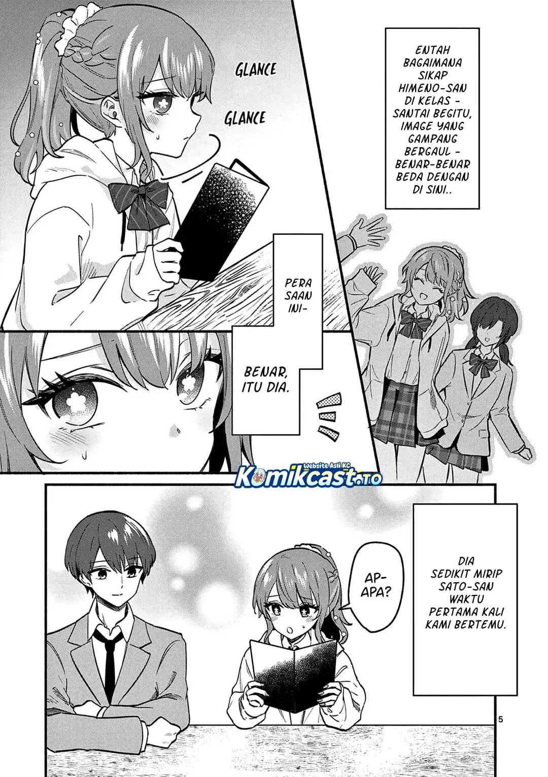 Shiotaiou no Sato-san ga Ore ni dake Amai Chapter 84 Gambar 6