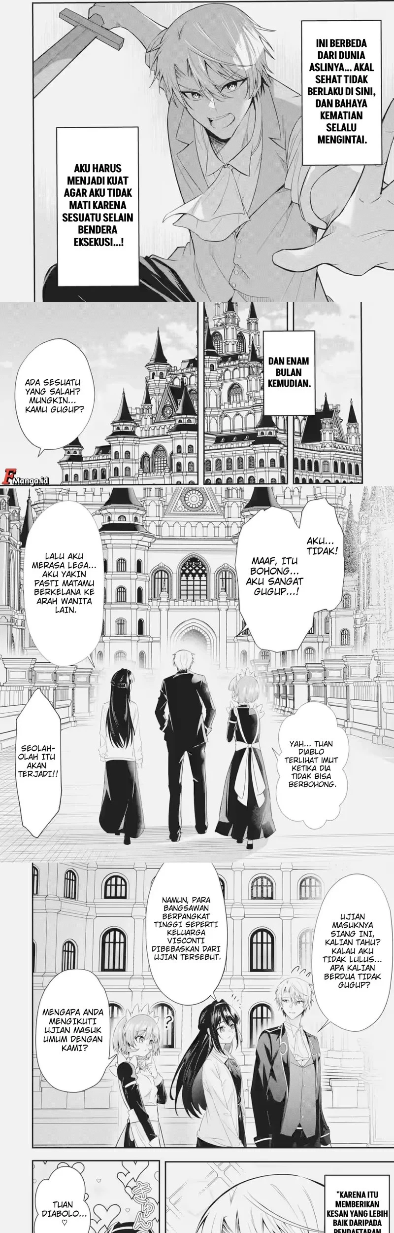 Shokei Flag No Akuyaku Kizoku Ni Tensei Shitaga, Shinitakunainode Yami Maho Wo Kiwamete Heroine Tachi Wo Sukuimasu Byojakuna Heroine Wo Care Shitara Naze Ka Ore Ga Dekiai Sareta Ken Chapter 3.3 Gambar 5