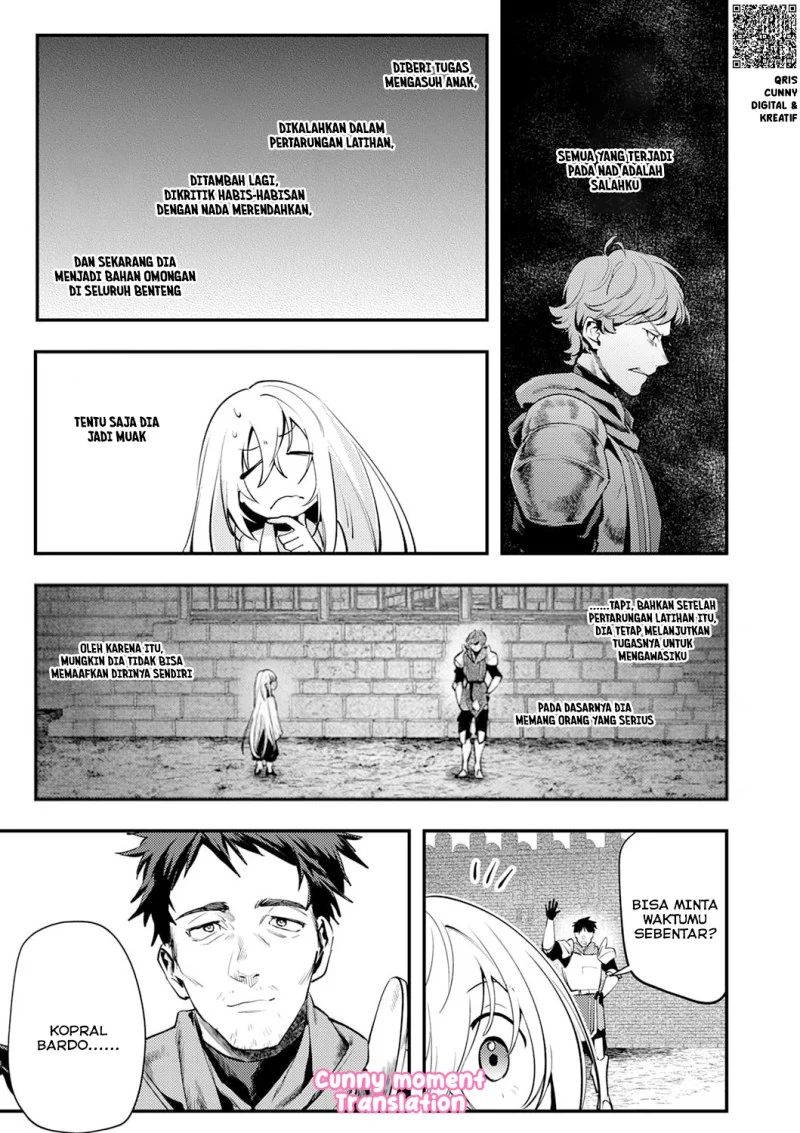 Shura Youjo no Eiyuutan ~Hanpa-sha to Iwa Reta Youhei, Youjo ni Tensei Shite Nariagaru~ Chapter 3 Gambar 9
