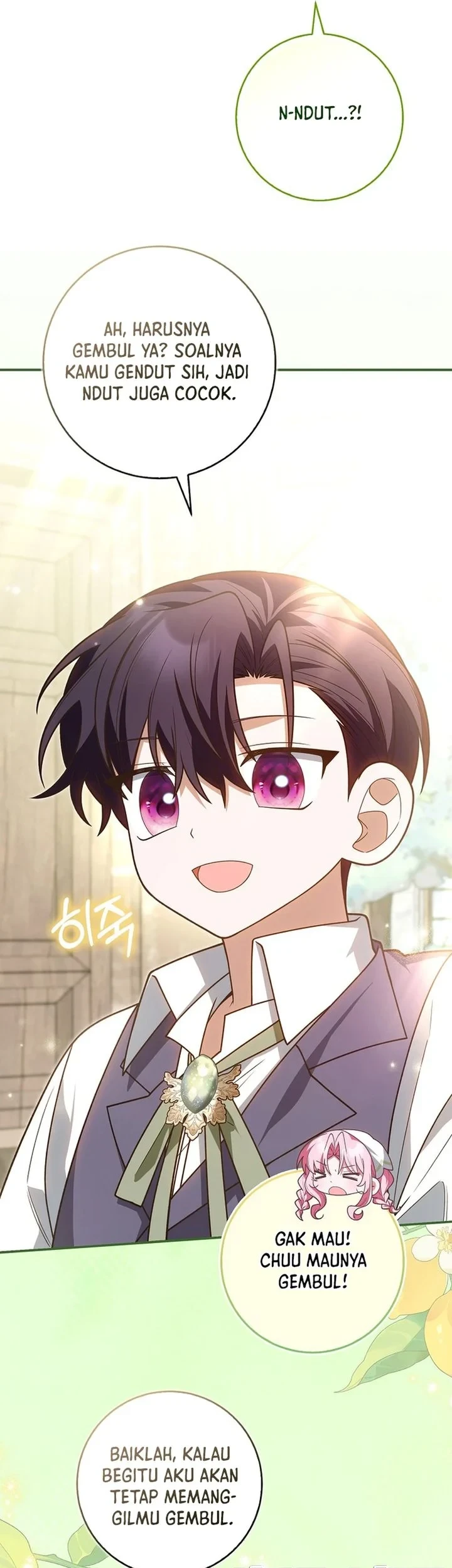 Si Bungsu di Variety Show Pengasuhan Itu Sangat Menggemaskan Chapter 32 Gambar 15