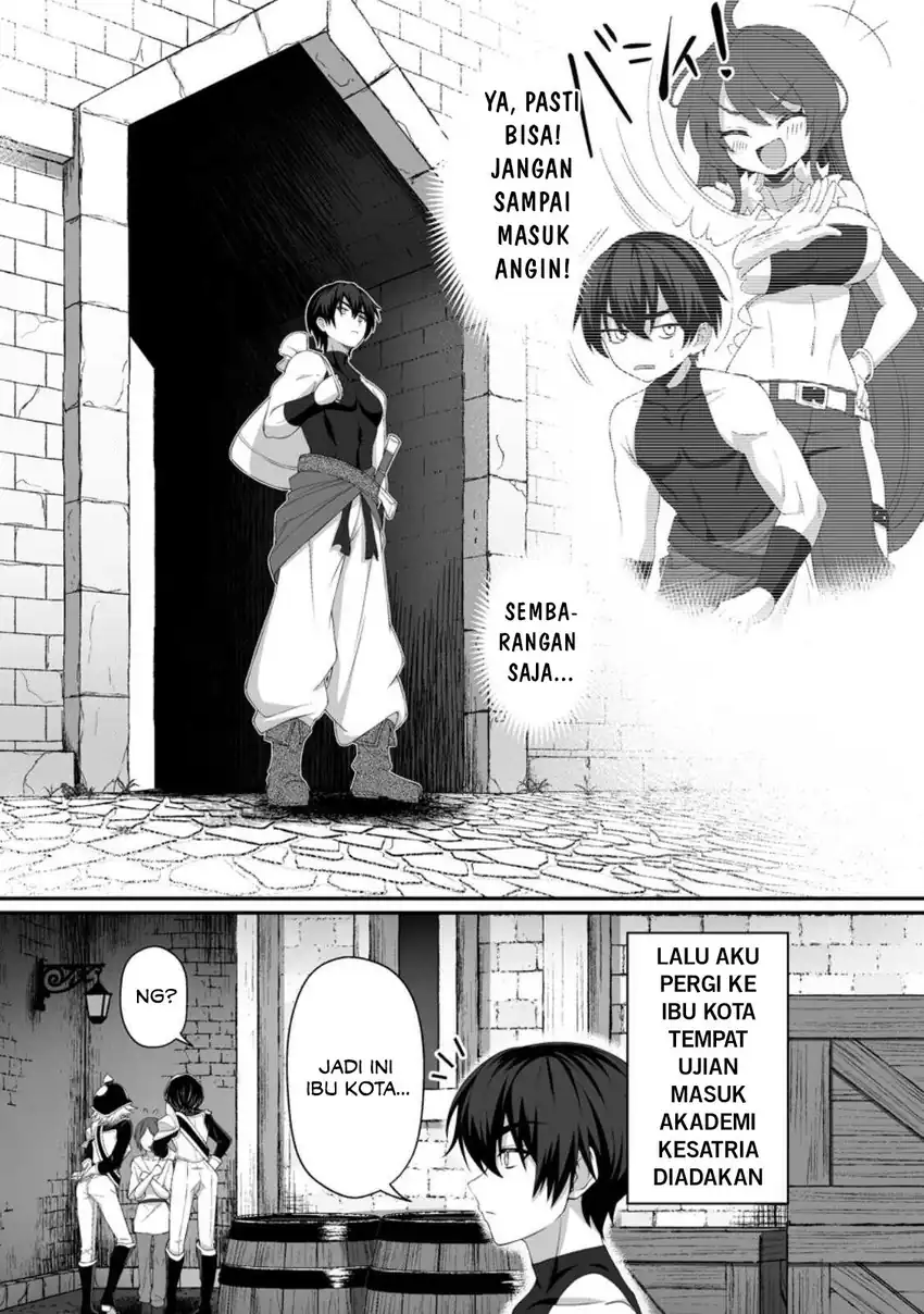 Teisou Gyakuten Sekai De Yuiitsu No Otoko Kishi No Ore, Onna Kishi Gakuen Ni Nyuugaku Shitara Nazeka Eiyou Atsukai Sareta ~Zetsurin Skill De Harem Musou~ Chapter 2 Gambar 8