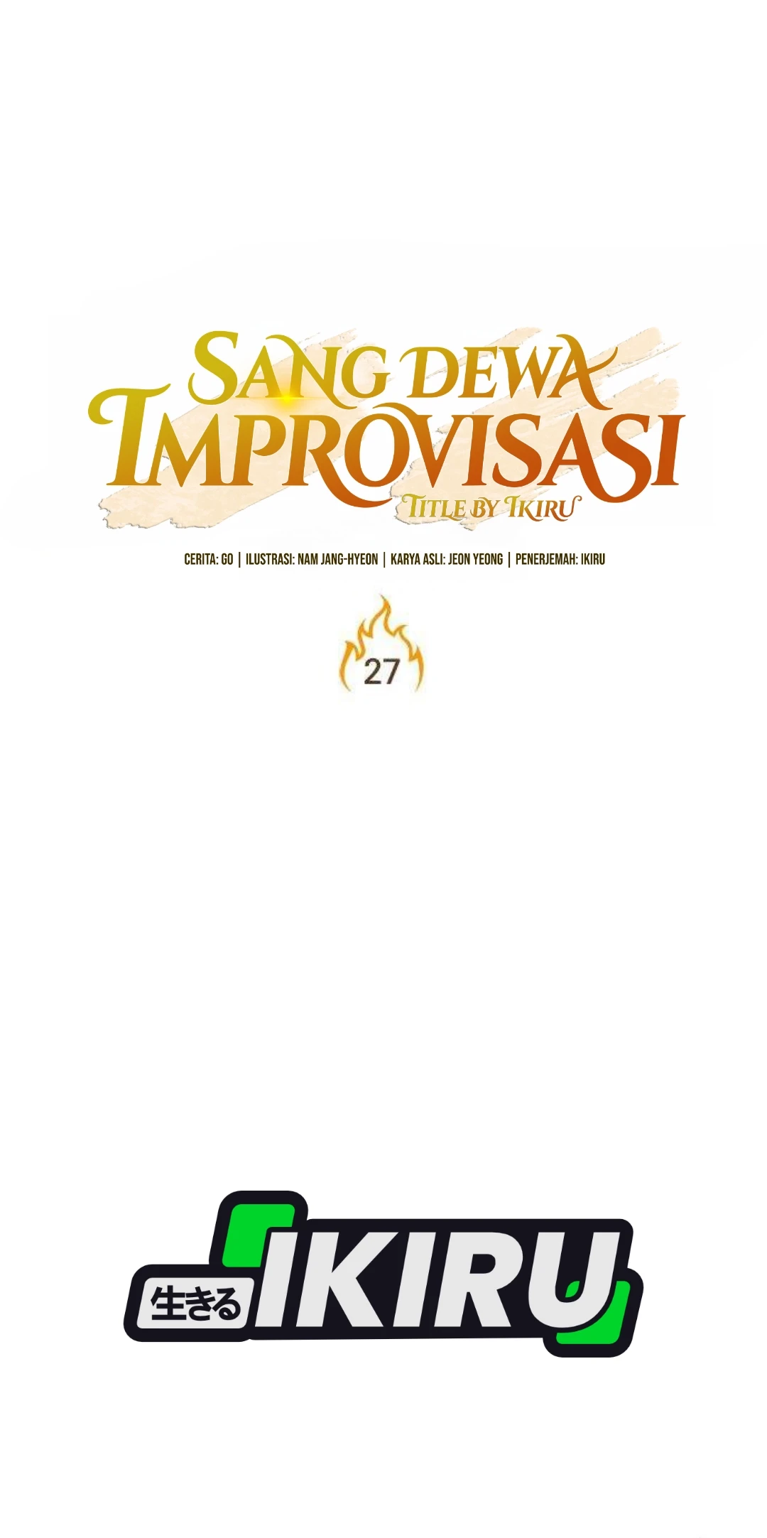 The God of Improvisation Chapter 27 Gambar 20