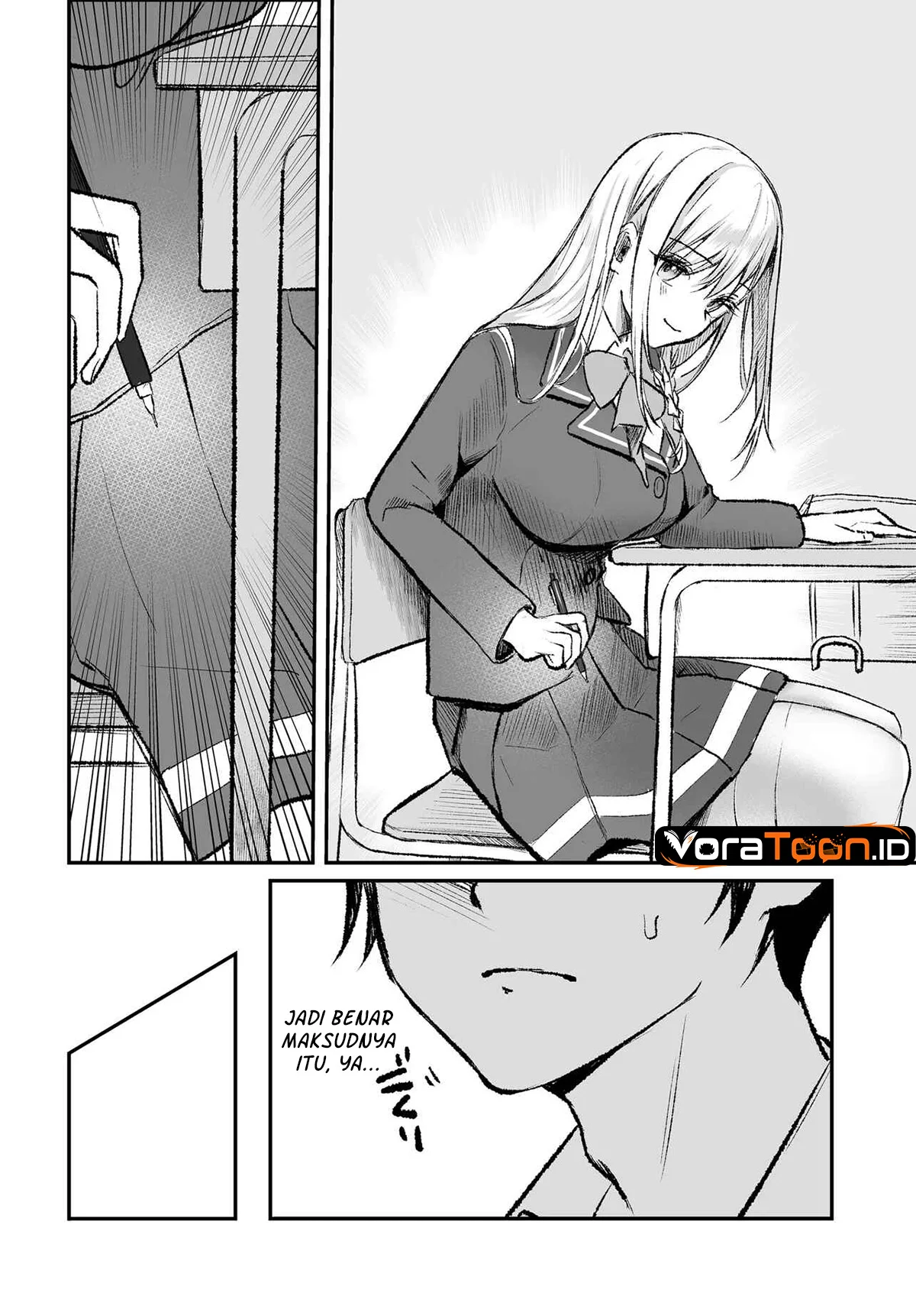 Tonari no Seki no Seijo-sama wa Ore ni Kossori Skirt no Naka wo Oshiete Kureru Chapter 2 Gambar 5