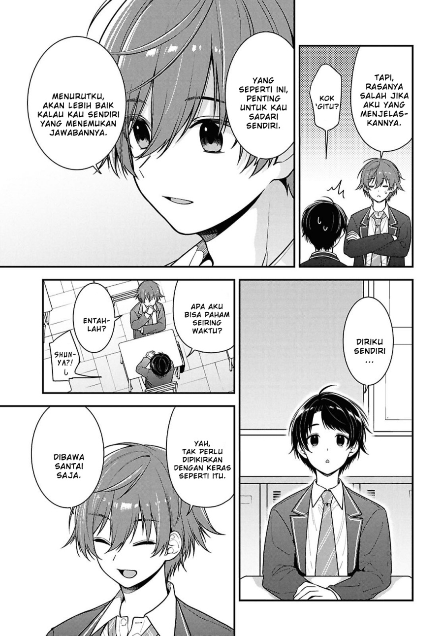 Tonari no Seki no Yankee Shimizu-san ga Kami o Kuroku Sometekita Chapter 10 - Halaman 9