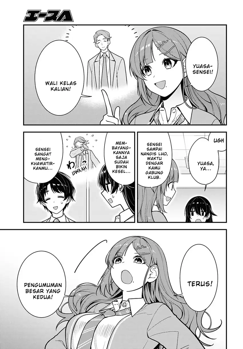 Tonari no Seki no Yankee Shimizu-san ga Kami o Kuroku Sometekita Chapter 12 - Halaman 9