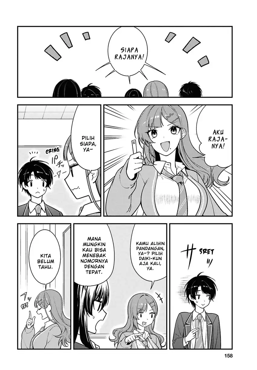 Tonari no Seki no Yankee Shimizu-san ga Kami o Kuroku Sometekita Chapter 14 - Halaman 8