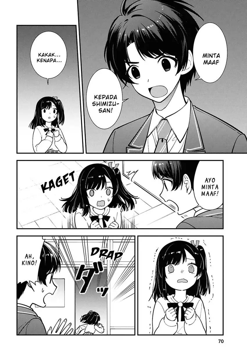 Tonari no Seki no Yankee Shimizu-san ga Kami o Kuroku Sometekita Chapter 15 - Halaman 8