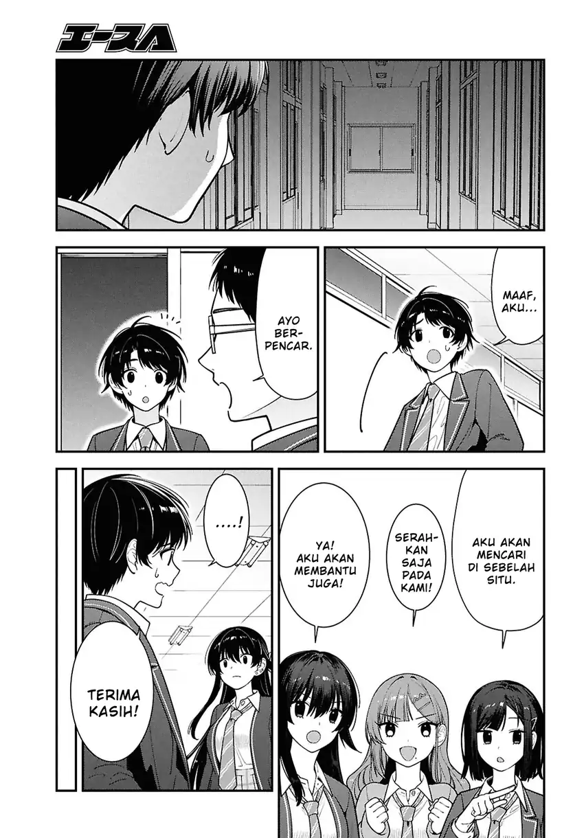 Tonari no Seki no Yankee Shimizu-san ga Kami o Kuroku Sometekita Chapter 15 - Halaman 9