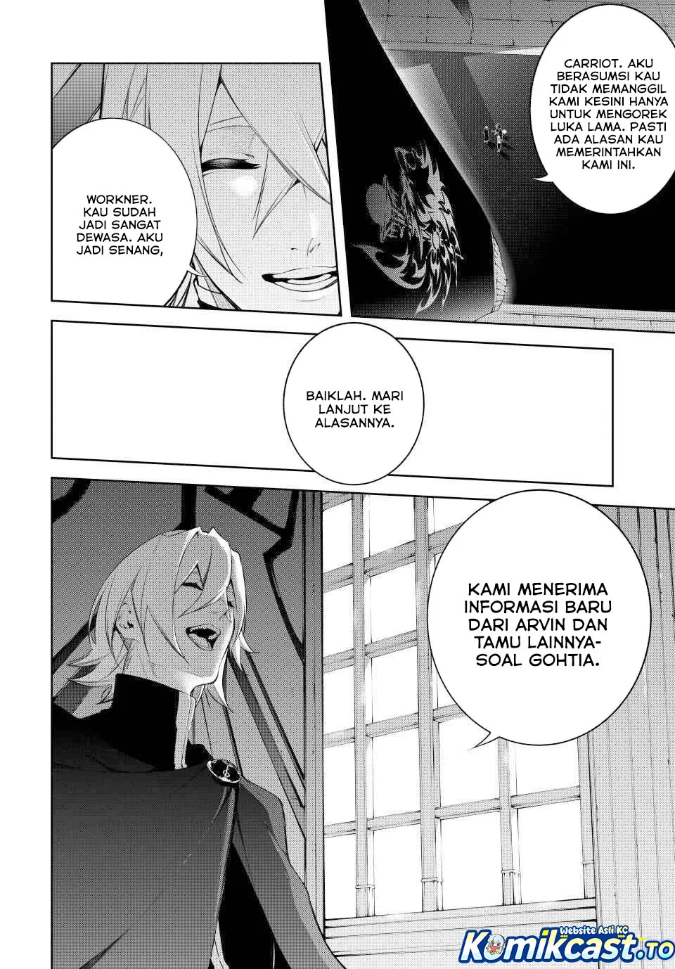 Tsue to Tsurugi no Wistoria Chapter 63 Gambar 8
