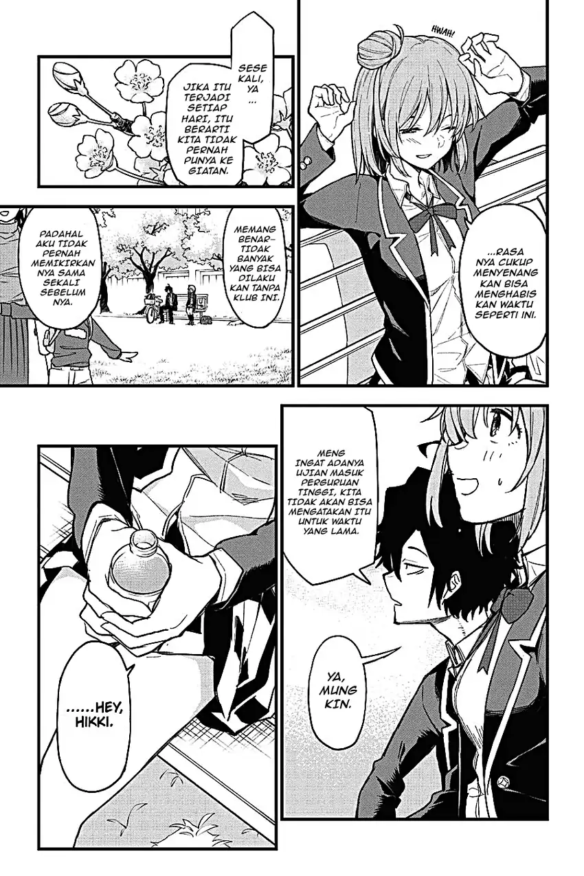 Yahari Ore no Seishun Love Come wa Machigatteiru @comic Chapter 109 Gambar 7