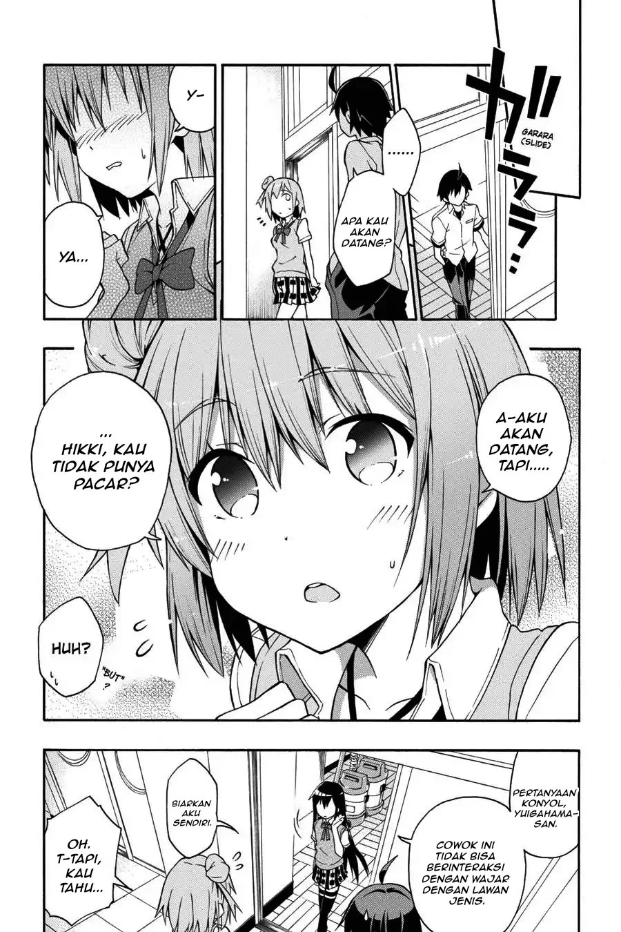 Yahari Ore no Seishun Love Come wa Machigatteiru @comic Chapter 18 Gambar 7