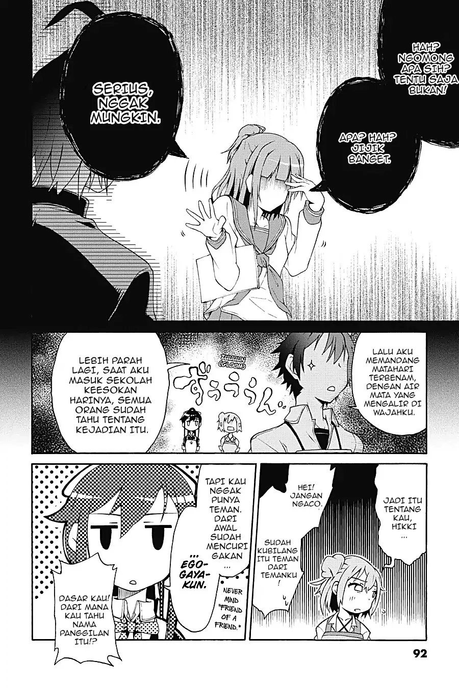 Yahari Ore no Seishun Love Come wa Machigatteiru @comic Chapter 3.3 Gambar 5