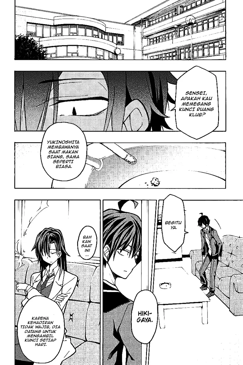 Yahari Ore no Seishun Love Come wa Machigatteiru @comic Chapter 55 Gambar 6