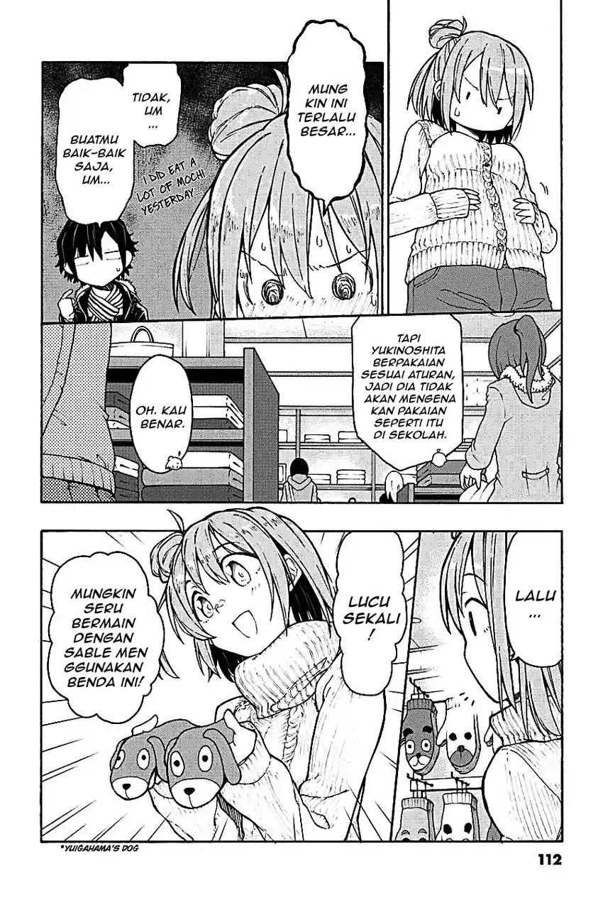 Yahari Ore no Seishun Love Come wa Machigatteiru @comic Chapter 73 Gambar 8