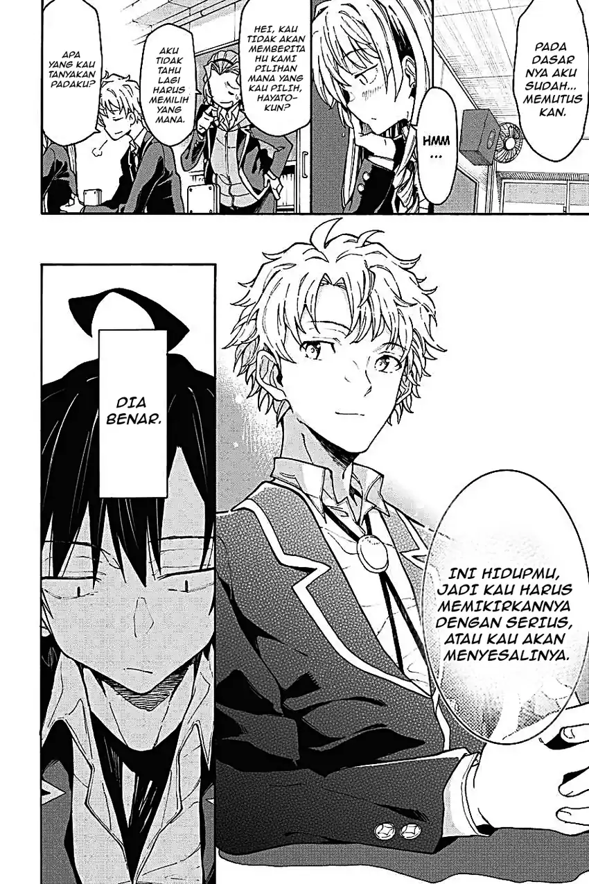 Yahari Ore no Seishun Love Come wa Machigatteiru @comic Chapter 74 Gambar 8