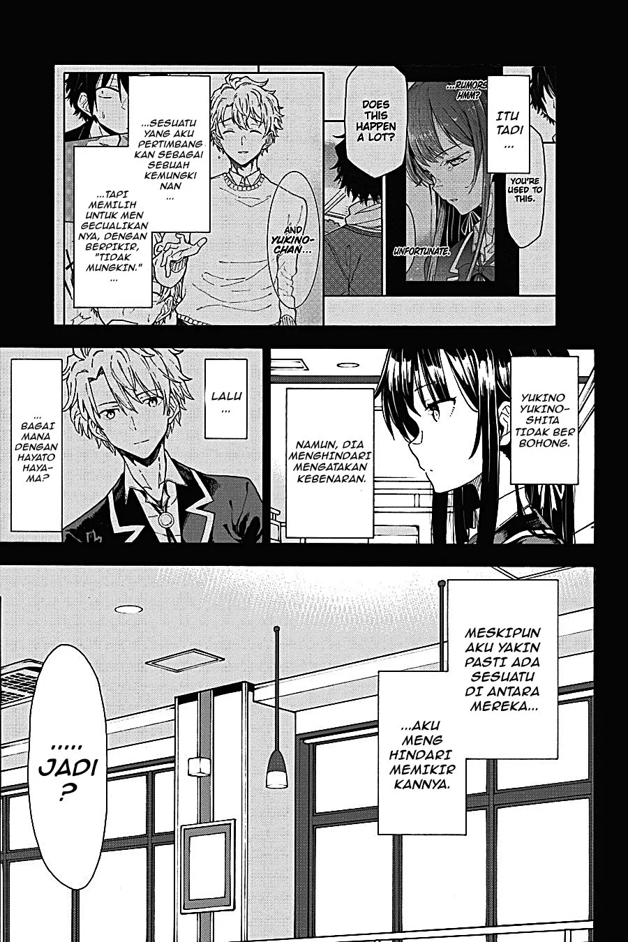 Yahari Ore no Seishun Love Come wa Machigatteiru @comic Chapter 76 Gambar 7