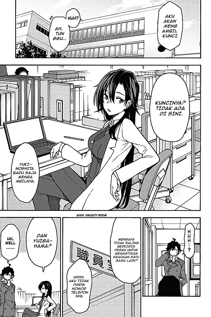 Yahari Ore no Seishun Love Come wa Machigatteiru @comic Chapter 88 Gambar 7