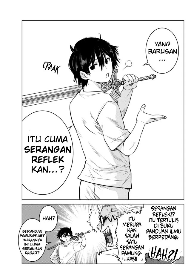 Ochikobore Datta Ani Ga Jitsuha Saikyou: Shijou Saikyou No Yuusha Wa Tensei-shi, Gakuen De Mujikaku Ni Musou Suru Chapter 03 Gambar 12
