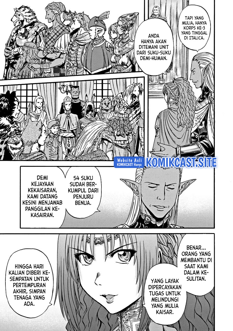 Gate – Jietai Kare no Chi nite Kaku Tatakeri Chapter 120 Gambar 9