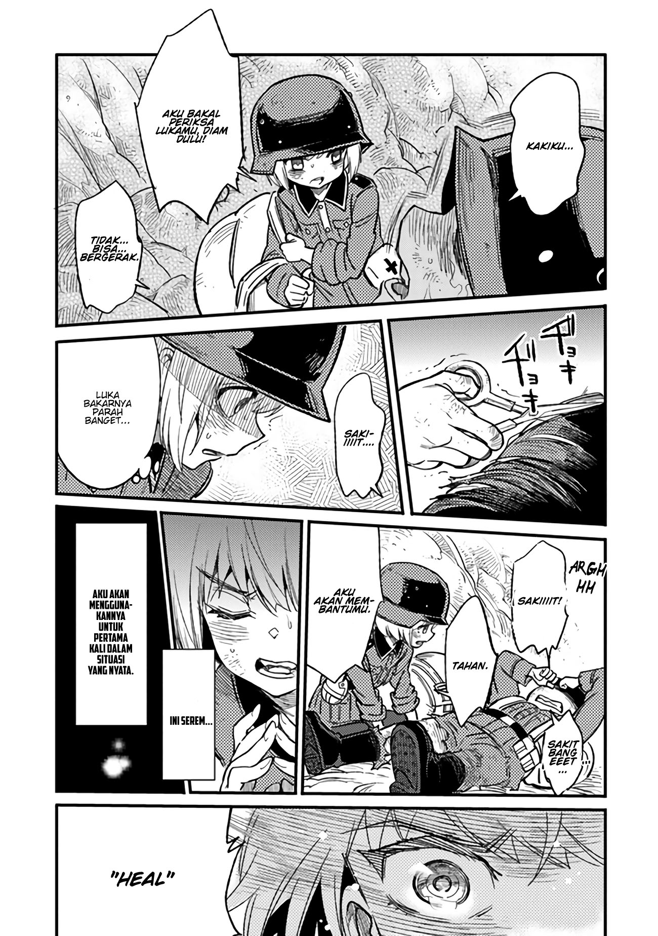 TS Eiseihei-san no Senjou Nikki Chapter 02.2 Gambar 5