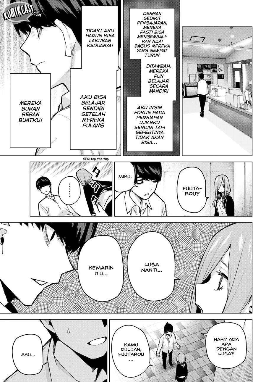 Go-toubun no Hanayome Chapter 75 Gambar 6