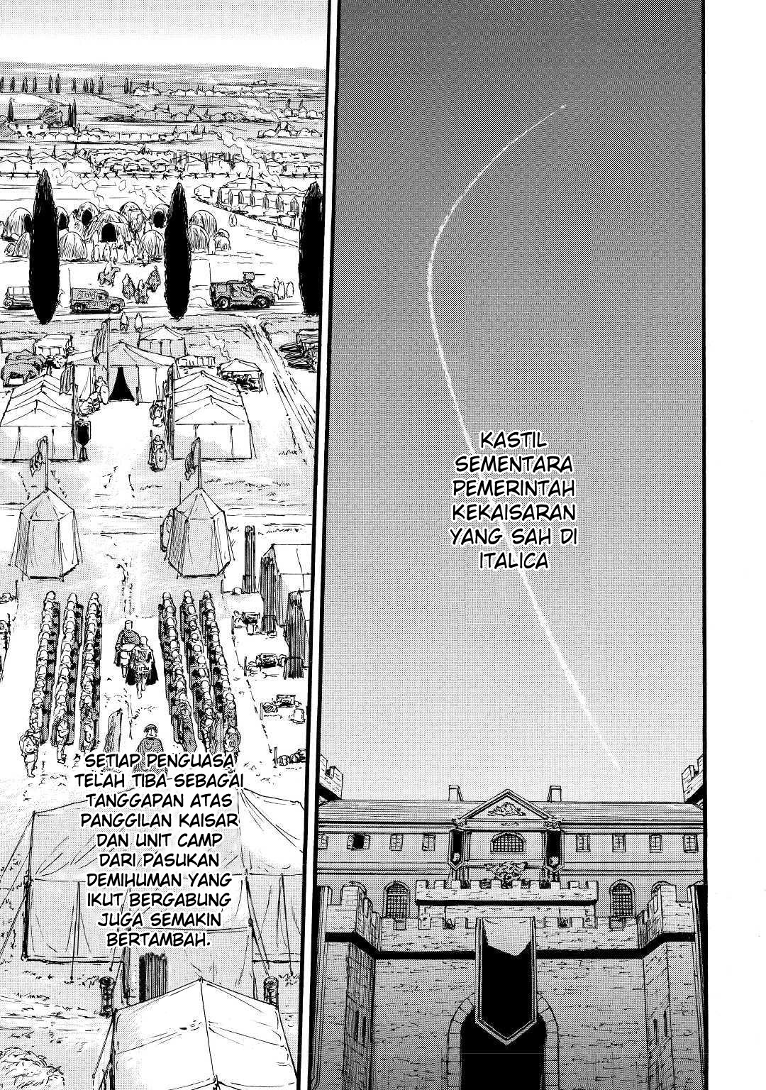 Gate – Jietai Kare no Chi nite Kaku Tatakeri Chapter 90 Gambar 7