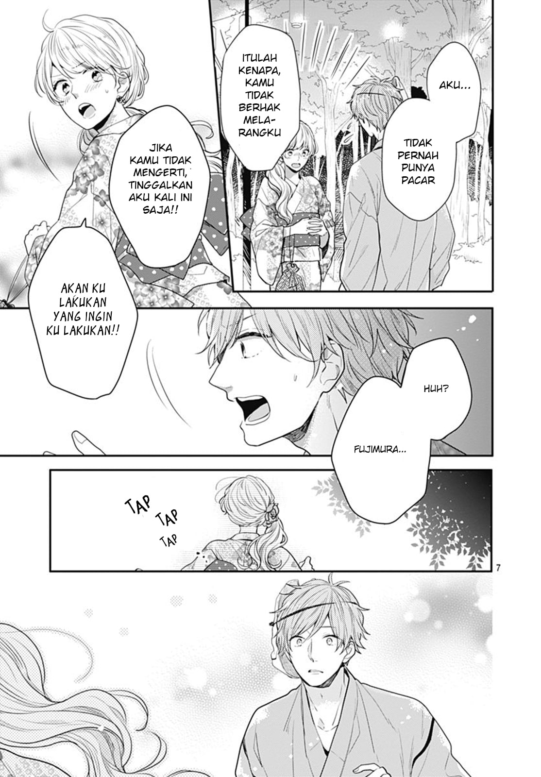 Koi wo Shiranai Bokutachi wa Chapter 7 Gambar 18